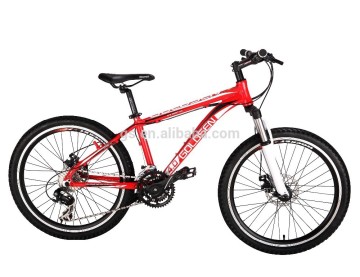 26 inch 3*8kit high quality mountain bike for outdoor sports with disc brake, aluminium alloy crank