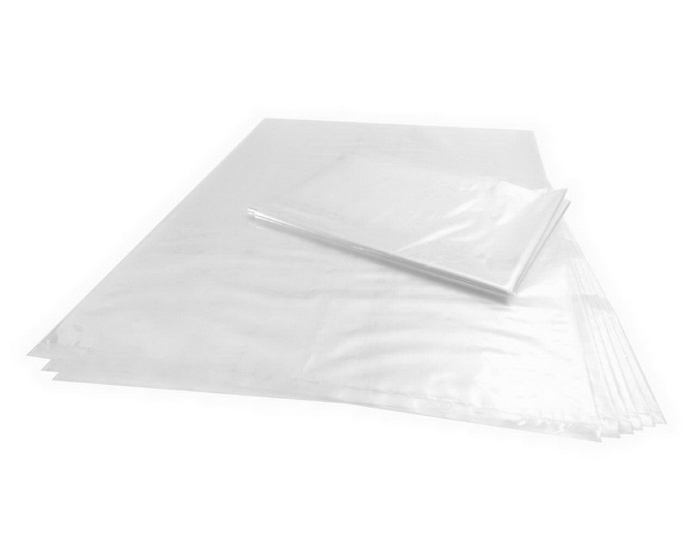 HDPE Plastic Clear Poly Bags for Food Storage Delivery