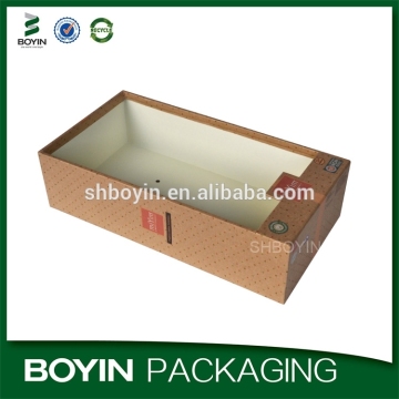 Hot sale quality custom kraft paper toy box with open front