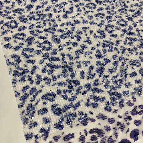 Moderner 3MM weißer Pailletten bedruckter Stickstoff