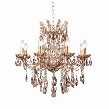Luxurious Crystal Chandelier Lighting Gold Chandelier