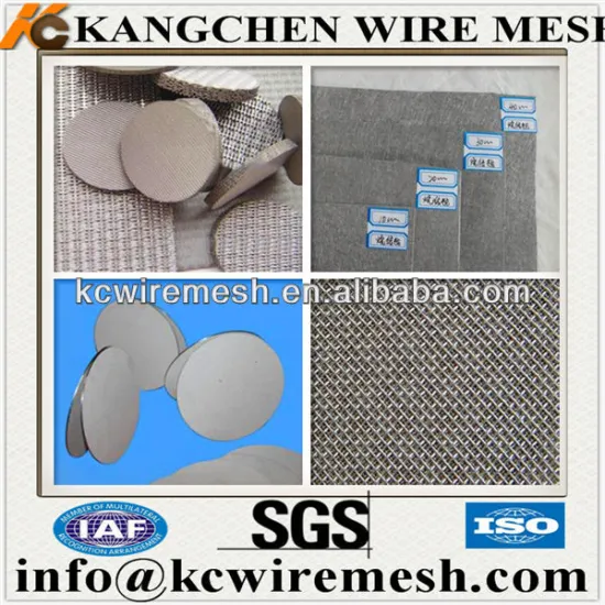 Sintered stainless steel filter disc factory from China.