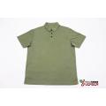 Camisa polo masculina de manga curta Melange Slub