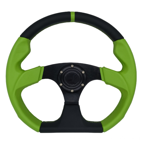 Custom Patchwork Color 350mm Super Fiber Leather Steering Wheel