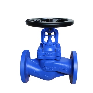 DIN PN40 WCB Bellows Globe Valve for Hot Oil