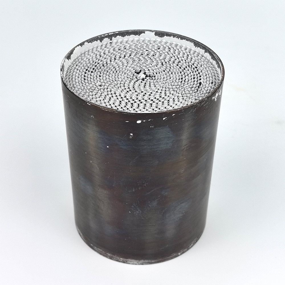 Metal honeycomb catalyst substrate