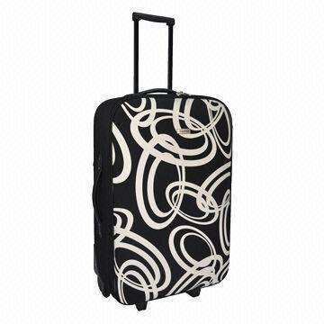 Trolley Case with Spinner Wheels, Measures 20, 24 and 28 Inches, Made of 600D Polyester