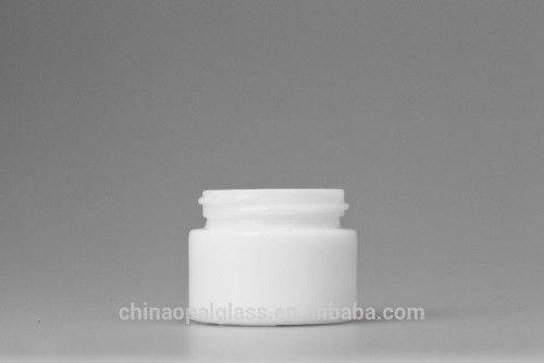 Hot sale 7g white glass jar, cosmetic cream jar for skin care cream and eye cream