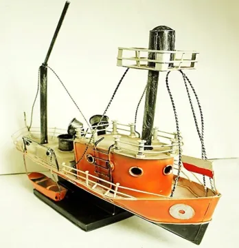Antique Metal Ship Model Toys