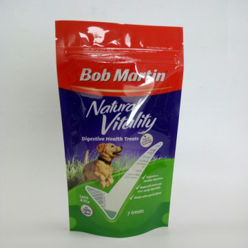 Plastic Bag Stand Up Pouch For Pet Food