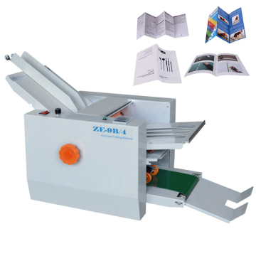 220V 50HZ Single Phase Desktop Booklet Z Folding Machine for A4/A3 Kraft Paper Leaflets