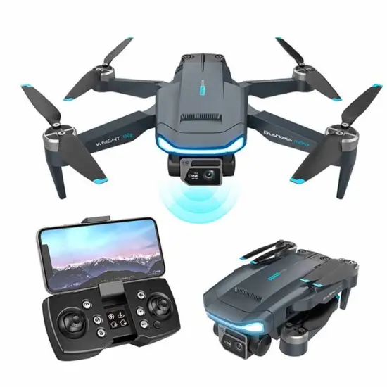 Flytec New F194 Mini Aerial RC Quadcopter: 5G 4K Dual Camera Long Life Brushless Drone Toy with GPS - Perfect Gift for Boys