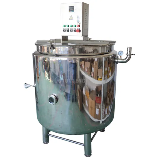 Food-Grade Stainless Steel Tanks with Heating Systems for Juice and Milk Storage