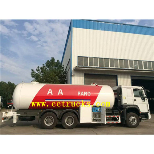 24cbm 6x4 LPG Gas Filling Tank Trucks