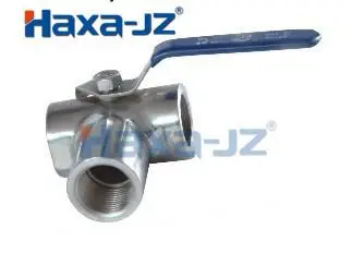 Three way ball valve 1000PSI