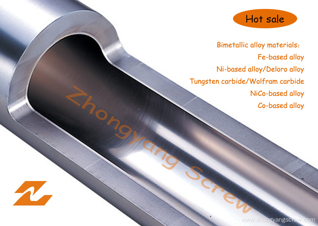 Bimetallic Barrel/ Cylinder/ Abrasion Resistant