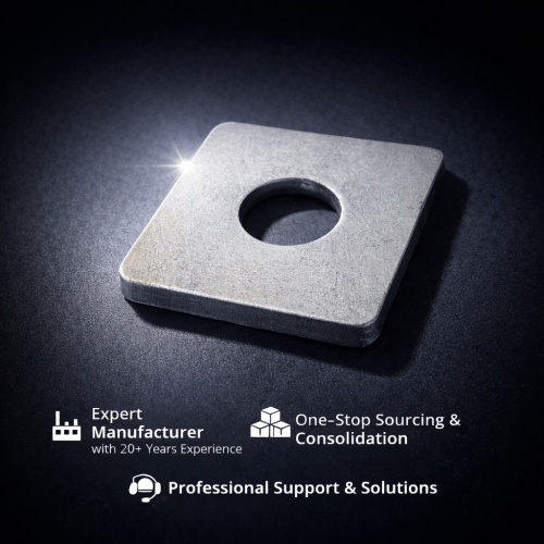 Arruela quadrada Arruela plana quadrada Arruela de placa