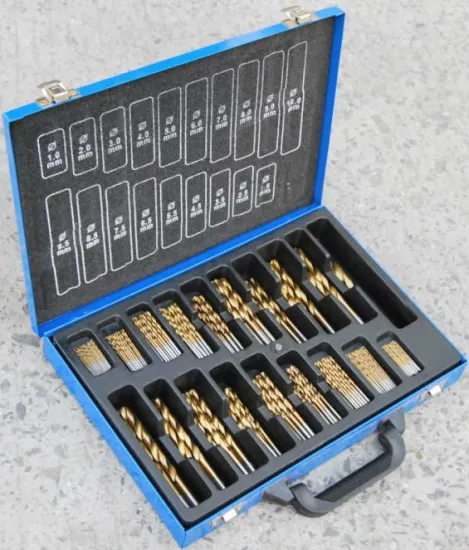 170PCS Twist Drill Bits Set With Titanium Coated,HSS-4241