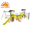 Playground climbing rings rope