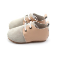 Scarpe Oxford speciali per bambini in pelle di mucca stile caldo