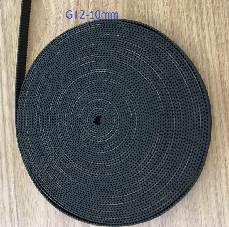 High Quality 10meters/lot GT2 10mm open timing belt width 10mm 2GT 10mm rubber belt for 3D Printer Free shipping