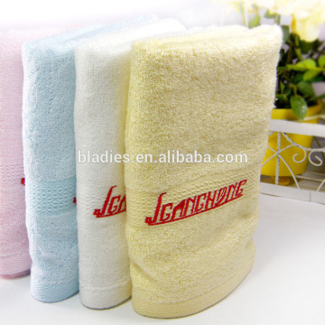 OEM bamboo and cotton towel small embroidered cheap face towel