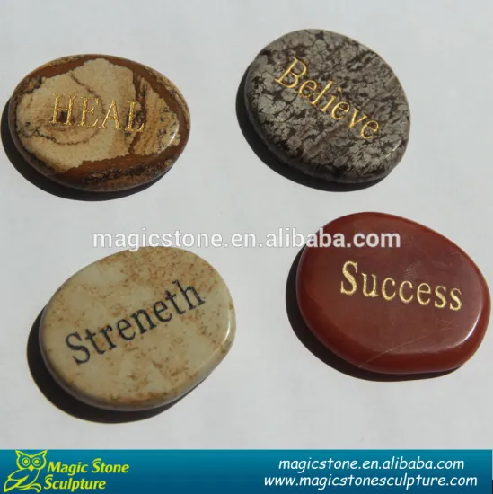 best selling worry stone with words