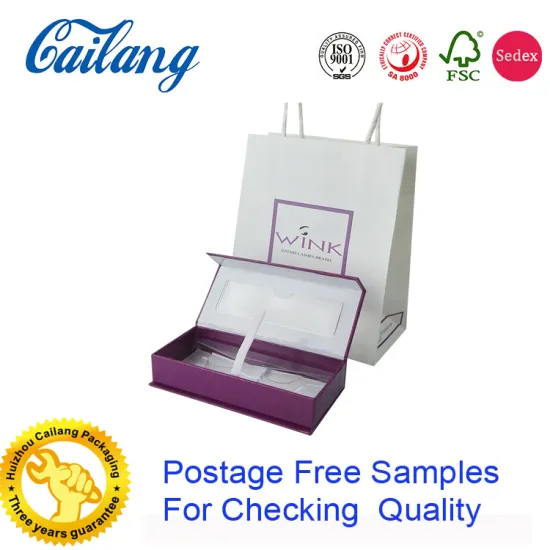 Eyelash Box Display With Clear Inner Tray