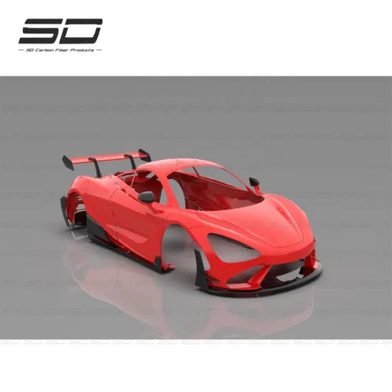 SD Style Dry Carbon Fiber Body Kit for McLaren 720S (Under Development)