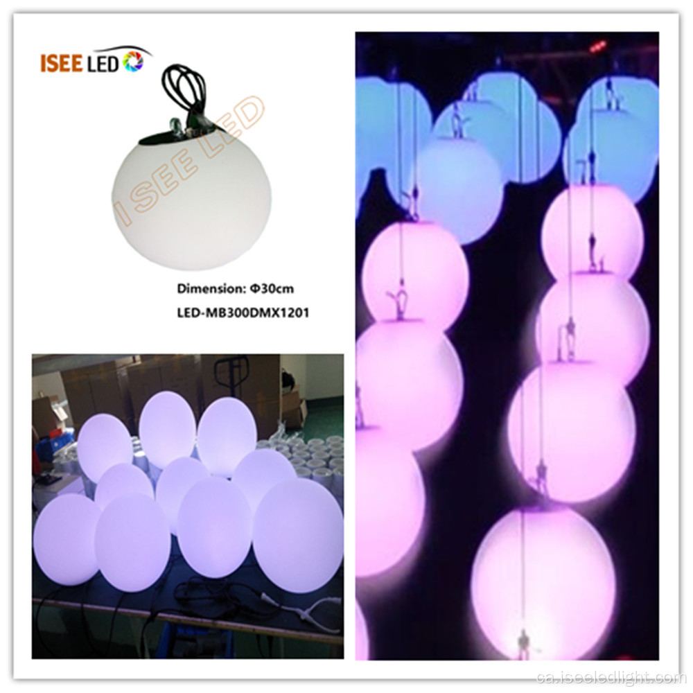 Sistema d’elevació de boles LED de 30cm de l’etapa 30cm