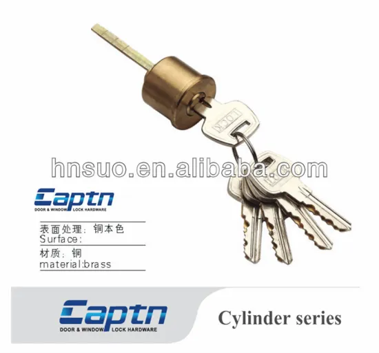 Captn C-CN54 European clear perspex cylinder Lock cylinder