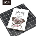 Caderno de cola com capa macia estilo cachorro adorável personalizado