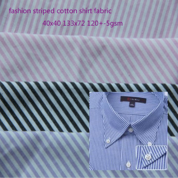 fashion striped cotton shirt fabric