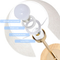 Gold Desk Lamp Set-of-2 with Linen Shade