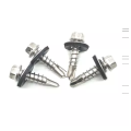 hex washer head self drilling screws with washer