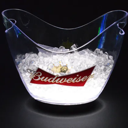 belaire rose champagne led ice bucket