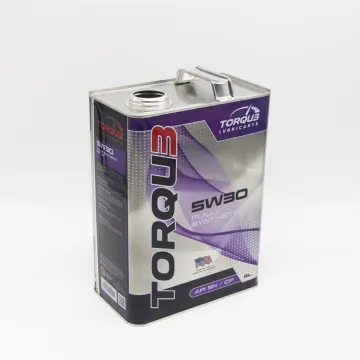 4L empty metal packaging rectangular tin can