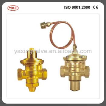 brass flow control valve with screw thread