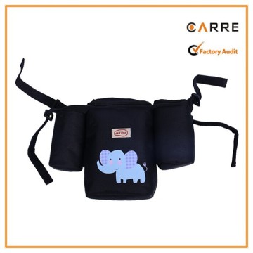 China factory baby stroller organizer with three holder pockets