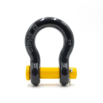 Hot Dipped Galvanized Bow Shackles G209 Shackles With Screw Collar Pin