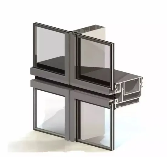 European Style Aluminum Curtain Wall Profiles