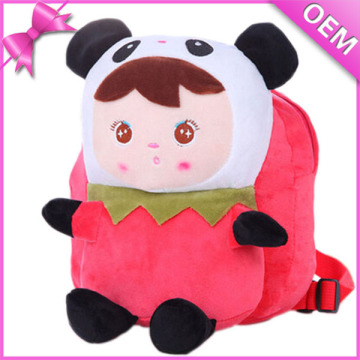 Guangdong Factory Made Girls Lovely Plush Backpack, Kids Cartoon Backpack, Kids Plush Backpacks