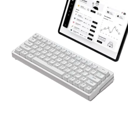 Threemodel Wireless Mechanical Keyboard - Customizable for Office and Esports