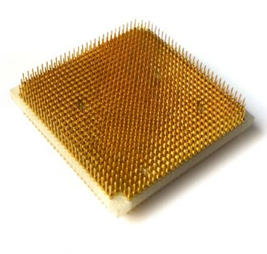 Conector de enchufes de matriz de rejilla de clavija PGA mecanizado de 2.54x2.54 mm