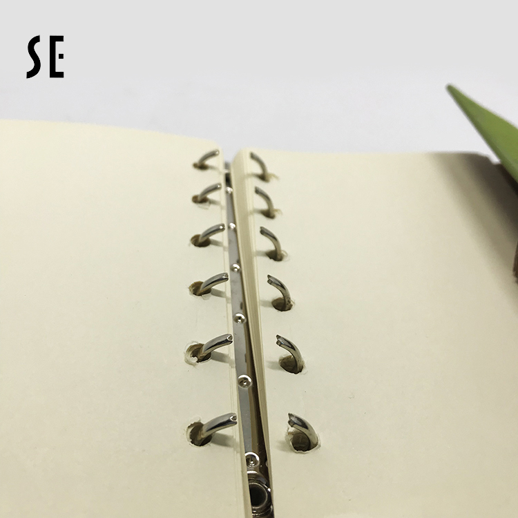 Custom Printed on Demand A5 Planner Notebook Leather with Ring Binder