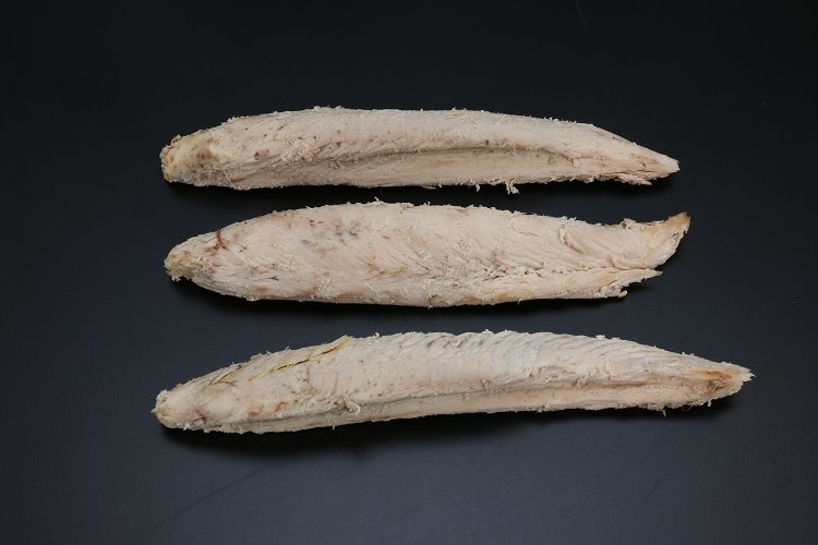 Vorgekochte Tonggol Thunfisch Loin