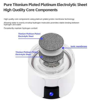 Hydrogen Water Bottle with PEM-PEM Technology