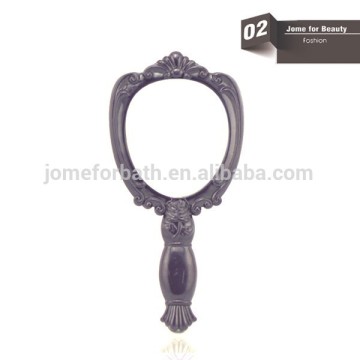 Round personalized handheld mirror,free standing mirror,handle mirror