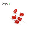 Ultra jasne 8mm czerwone diody LED rozproszone na czerwono