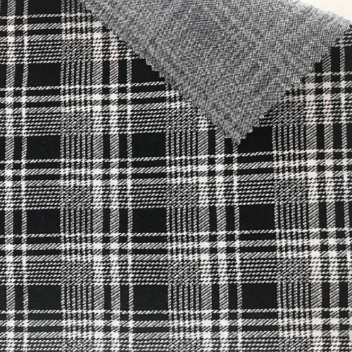 Plaid Knit Jacquard Fabric